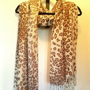 Leopard scarf sarong